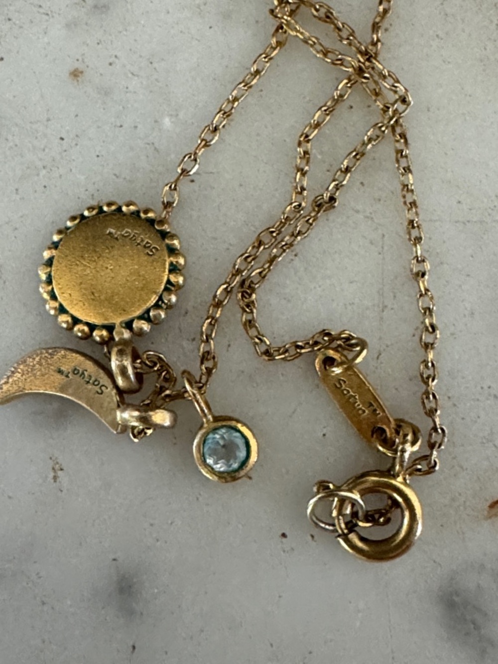 Satya Gold-Tone Celestial Charm Necklace - Women's Jewelry - Picture 3 of 7